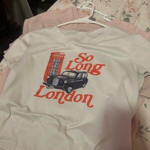 So Long London cropped T-Shirt - White